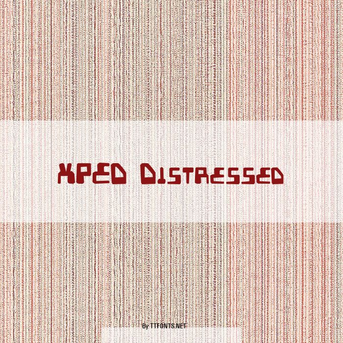 XPED Distressed example